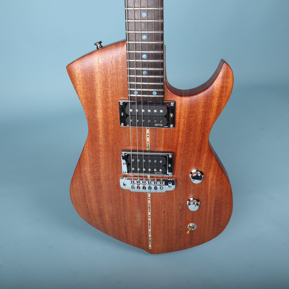 Wanderkauven Santa Fe Custom Electric Guitar - Mahogany with EMG Retro-Active Pickups