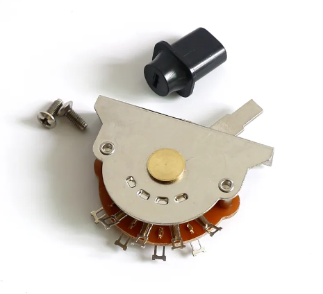 Vintage 3 Way Guitar Switch With Black Tip For TL ST Guitars