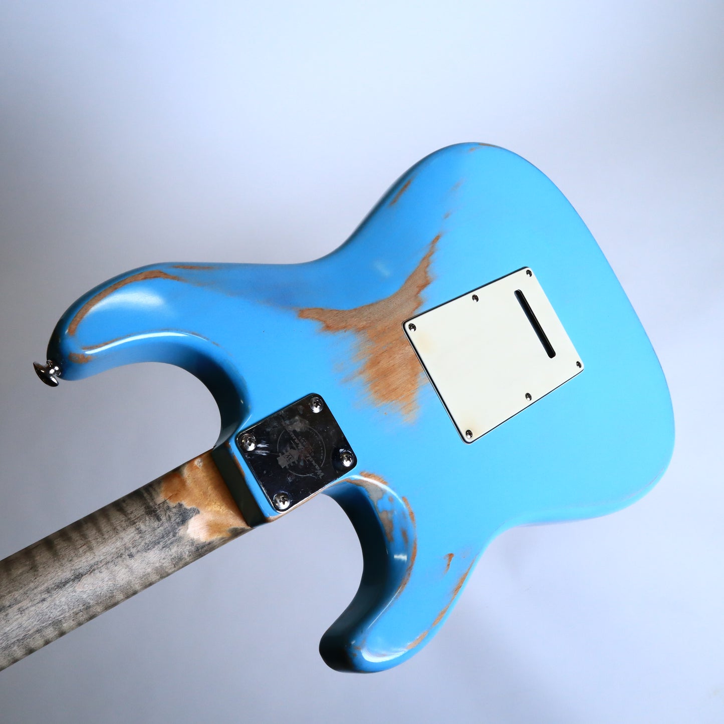 Wanderkauven Daphne Blue Relic Stratocaster - Maple Neck Electric Guitar