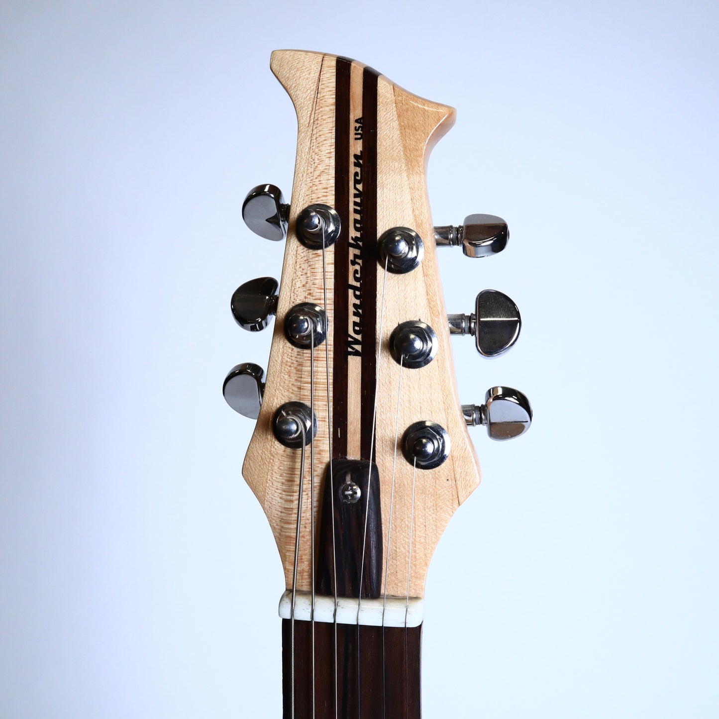 Wanderkauven Zebra Custom Electric Guitar - Zebrawood Top with Seymour Duncan Pickups