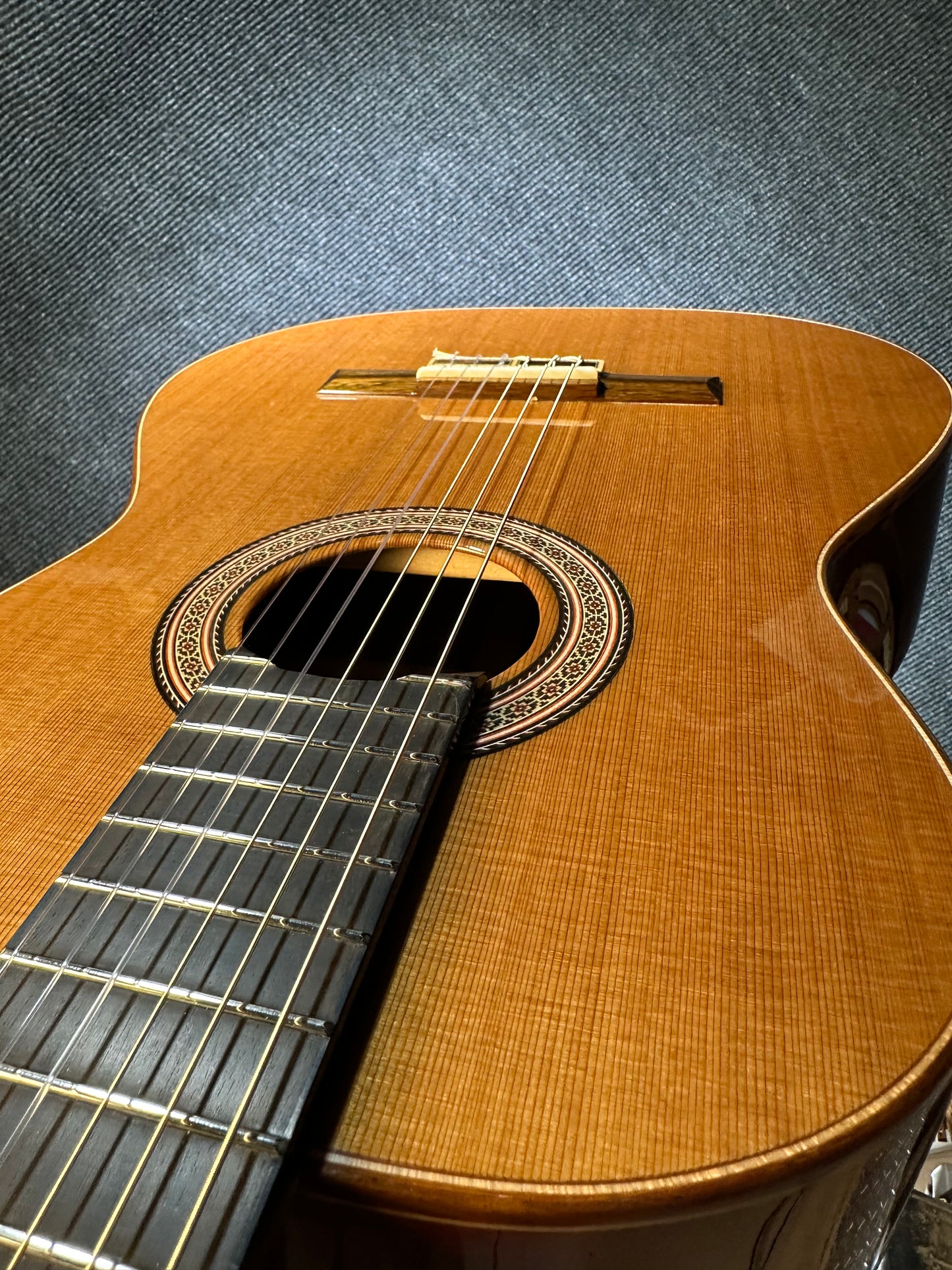 Admira A40S Classical Guitar - Solid Cedar Top & Mahogany, Handcrafted Spanish Guitar with Ebony Fingerboard