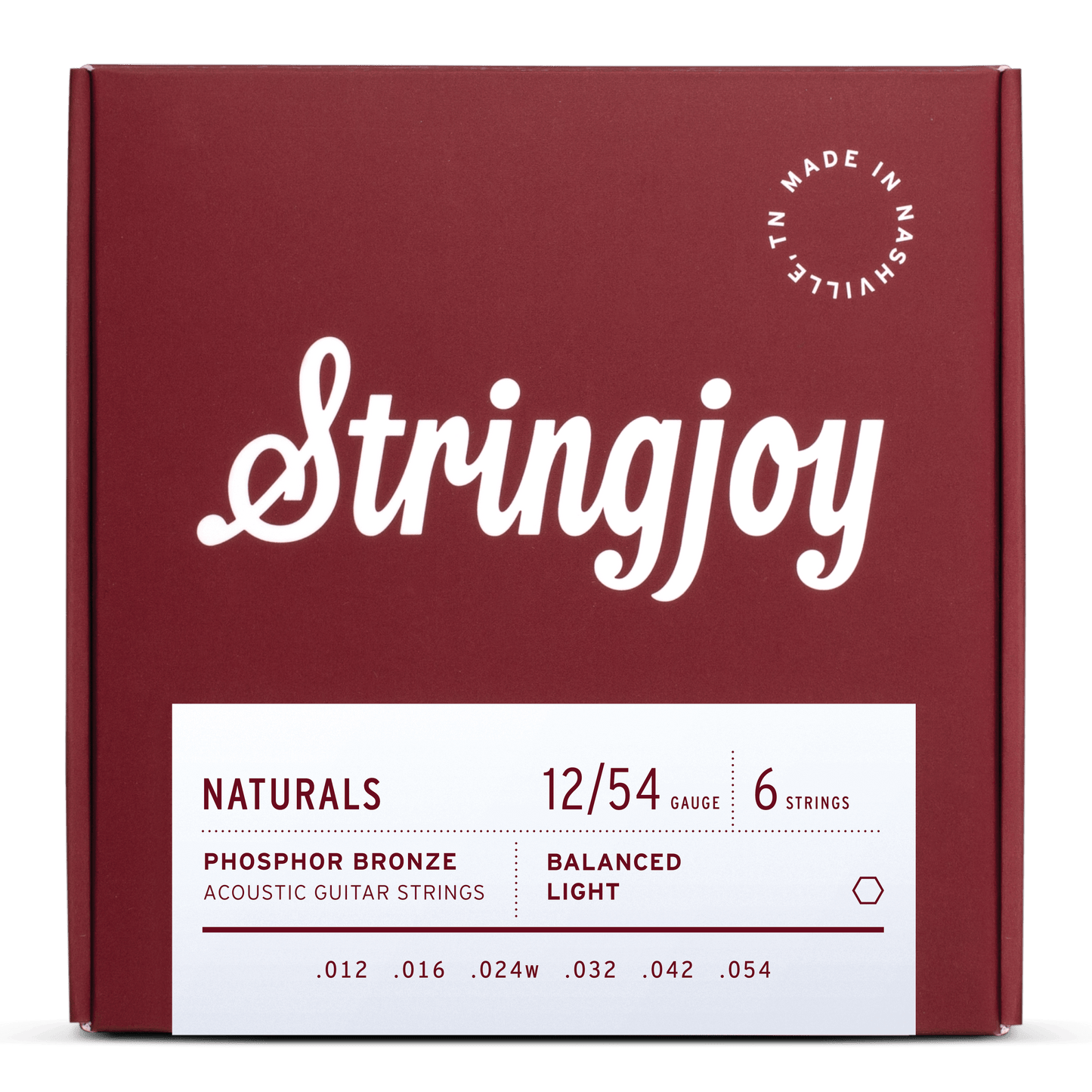 STRINGJOY NATURALS 12/54 ACOUSTUC GUITAR STRINGS