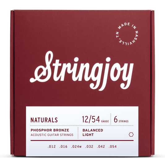STRINGJOY NATURALS 12/54 ACOUSTUC GUITAR STRINGS
