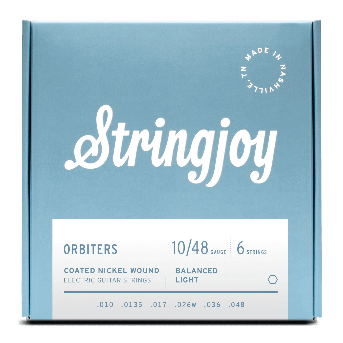 STRINGJOY ORBITERS 10/48 ELECTRIC GUITAR STRINGS