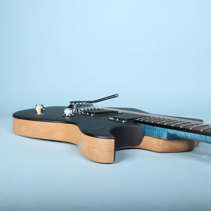 Wanderkauven WG Noir Custom Electric Guitar - Satin Black Alder with EMG Zakk Wylde Pickups