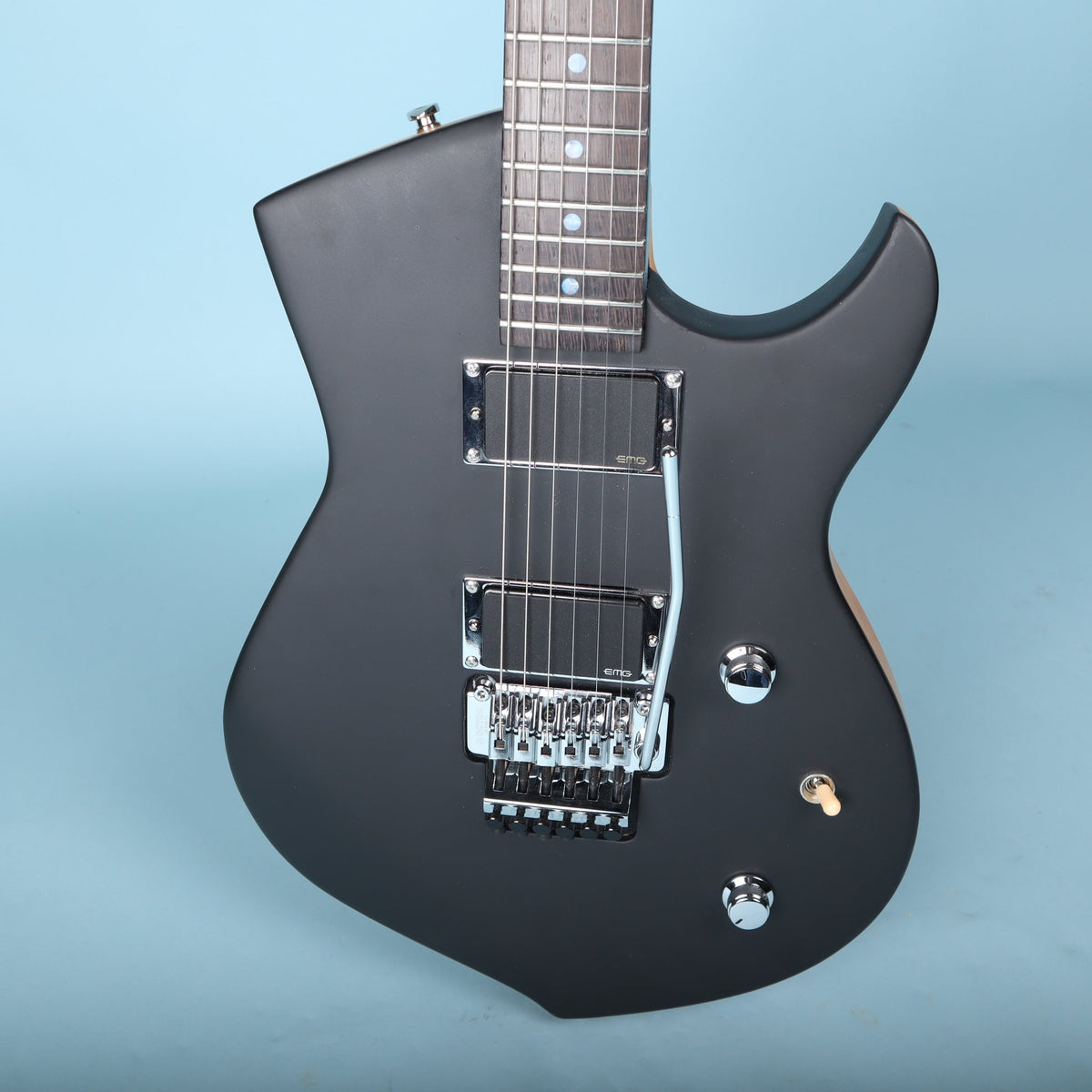 Wanderkauven WG Noir Custom Electric Guitar - Satin Black Alder with EMG Zakk Wylde Pickups