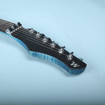 Wanderkauven WG Noir Custom Electric Guitar - Satin Black Alder with EMG Zakk Wylde Pickups