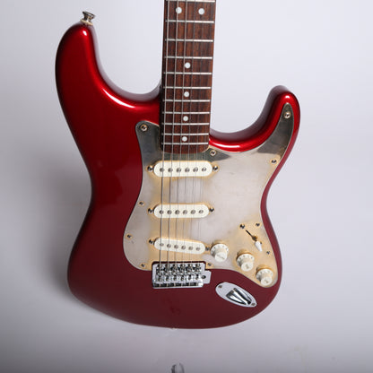 Squier "Partscaster" Stratocaster - Candy Apple Red (Customized, 2008 Neck)