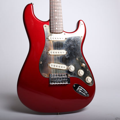 Squier "Partscaster" Stratocaster - Candy Apple Red (Customized, 2008 Neck)