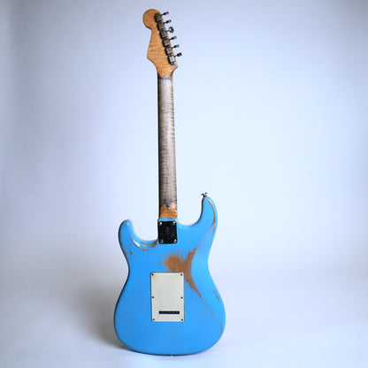 Wanderkauven Daphne Blue Relic Stratocaster - Maple Neck Electric Guitar