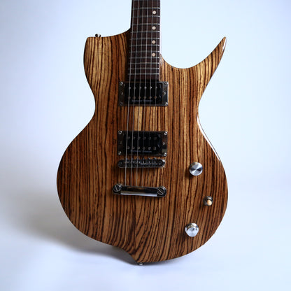 Wanderkauven Zebra Custom Electric Guitar - Zebrawood Top with Seymour Duncan Pickups