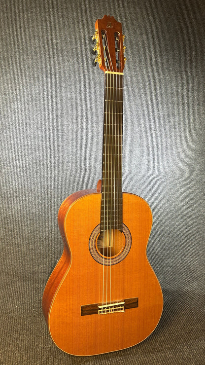 Admira A40S Classical Guitar - Solid Cedar Top & Mahogany, Handcrafted Spanish Guitar with Ebony Fingerboard