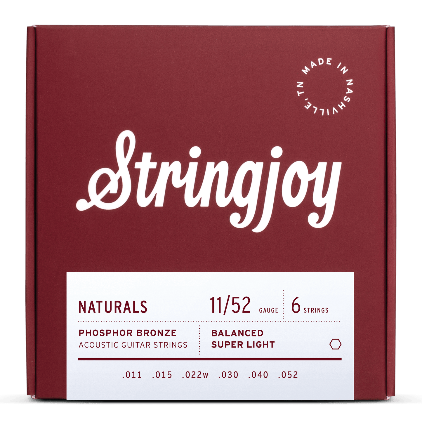 STRINGJOY 11/52 ACOUSTIC GUITAR STRINGS