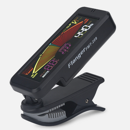 Flanger FMT-209 Digital Tuner with Clip Mount for Guitar, Bass, and Ukulele