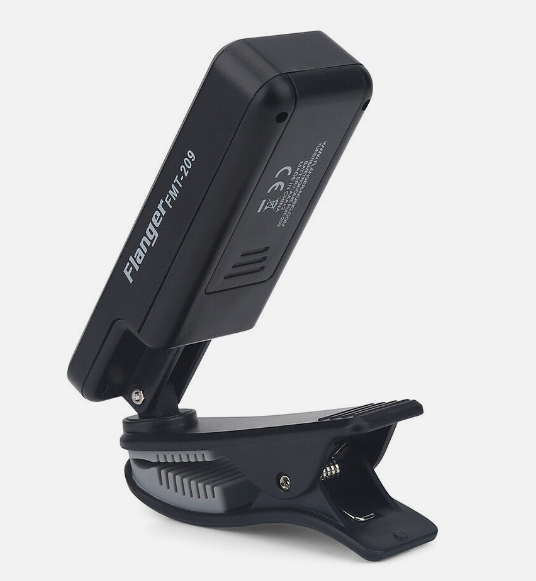 Flanger FMT-209 Digital Tuner with Clip Mount for Guitar, Bass, and Ukulele