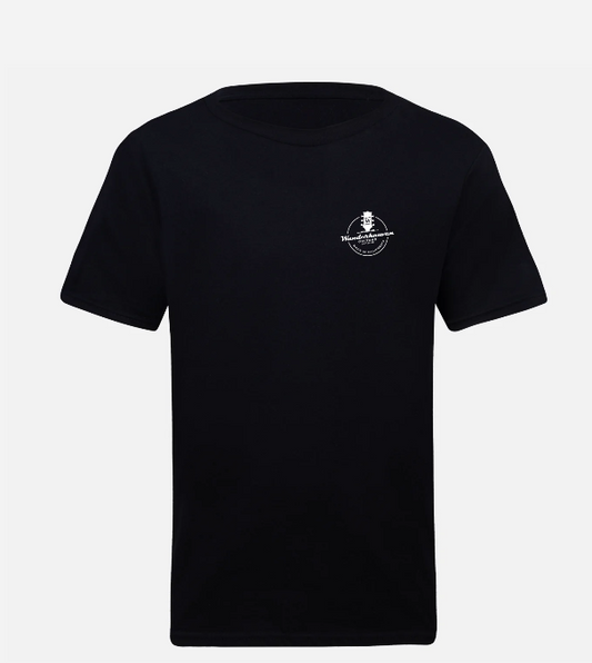 Wanderkauven Guitars Black T-Shirt - Vintage Surf & Moto Graphic | Premium Cotton