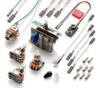 EMG SA/SA/85 Pickup Set - Alnico Single Coils with 85 Humbucker for Stratocaster